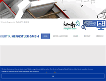 Tablet Screenshot of hengstler-gmbh.de